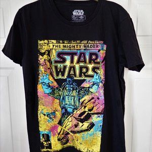 Star Wars Darth Vader Neon Retro Tee Shirt